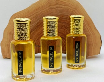 Wild Australian Sandalwood Oil • 2022 • Wild Arid Desert Heartwood and Roots • Lanceolatum • Pure Sandalwood Oil