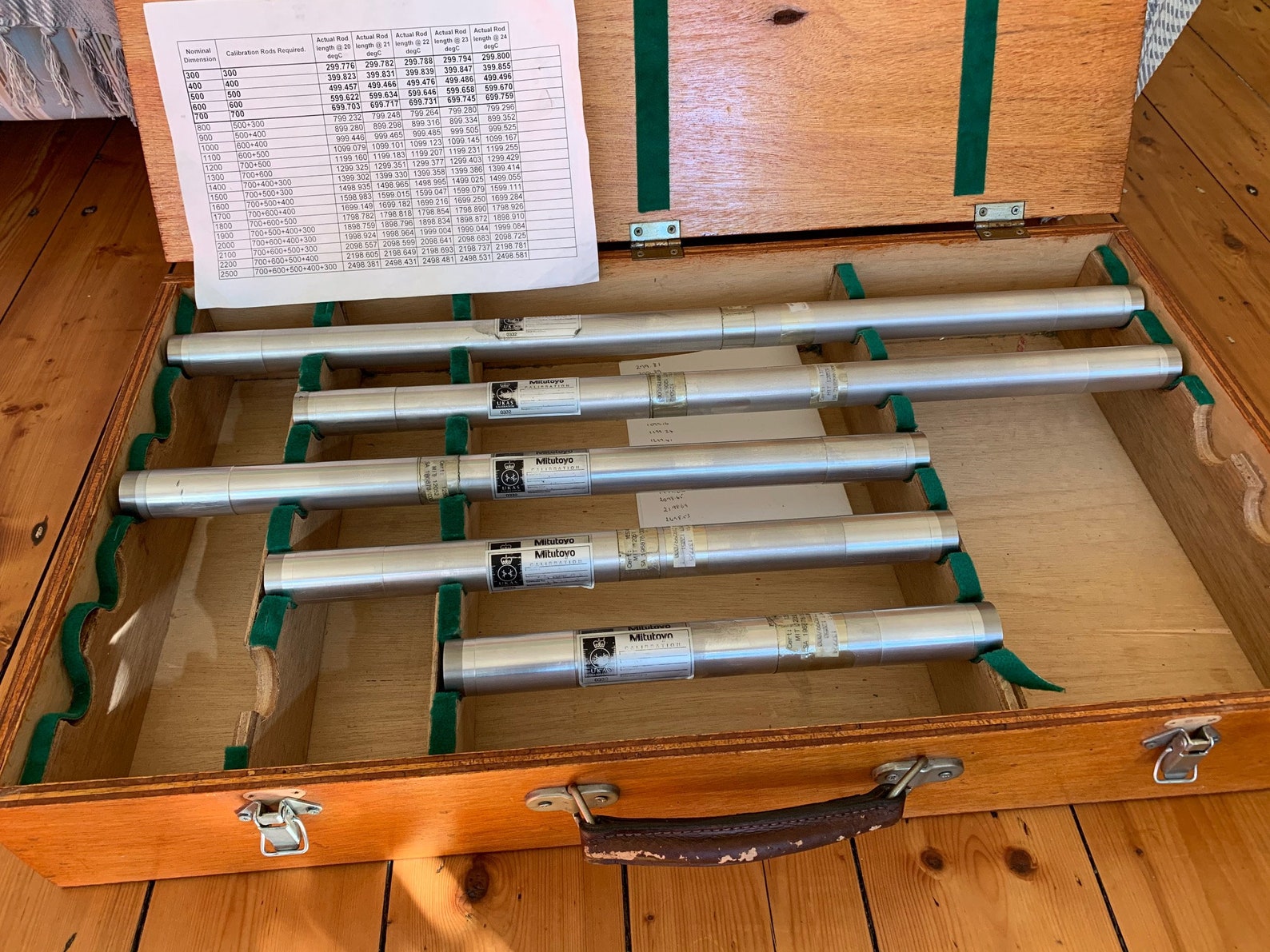 Micrometer Calibration Rods 300mm to 700mm Etsy