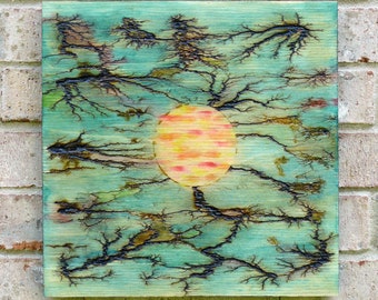 Electric Fractal Art - SunSparks - Lichtenberg art