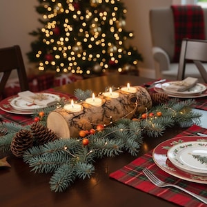 Fractal Yule Log - 5, 4, 3, 2 candle