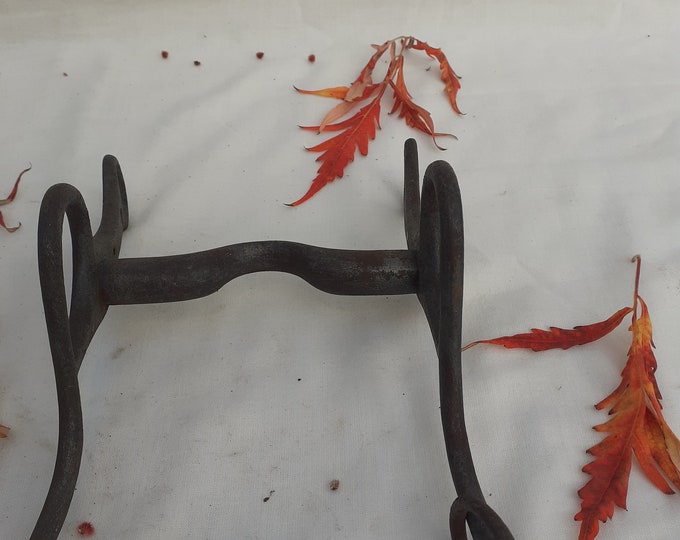 M1909 US Military Horse Bit, Cavalry Artillery, Marked US Size 2 B.T.C