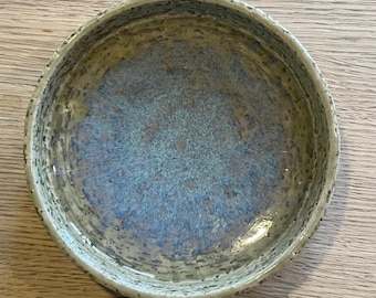 Petit plat Danemark PALSHUS - Plat/plateau circulaire en céramique.  millésime des années 60.