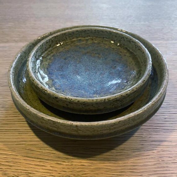 PALSHUS製 小/中皿 2個セット（デンマーク製） - 円形の陶器製皿