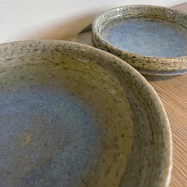 PALSHUS製 小/中皿 2個セット（デンマーク製） - 円形の陶器製皿