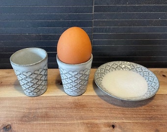 2x coquetiers cordial Quistgaard / 1x Assiette - Service à thé moderne du milieu du siècle de design danois.
