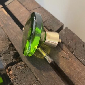 Schwedische Verrina Glas Knöpfe in Übergröße - Vintage Schweden 60er 70er Jahre - Glas Beschläge Mid-Century