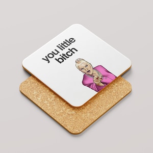 Funny Coaster Set, Humorous Drink Coasters, Gift for Friends, Perfect for Housewarming, Kitchen Decor, Funny Quote, Party Essentials