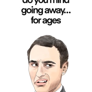 Stath Lets Flats Poster – Funny Quote – Funny British TV Wall Art – Original Illustration – Gift for Comedy Fans