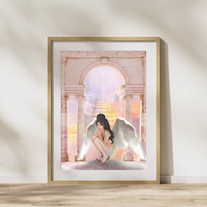 Amy Winehouse Digital Collage A4 Print