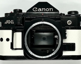 Peau de couverture en similicuir de remplacement pour appareils photo Canon série A - Programme A1, AE-1, AE-1