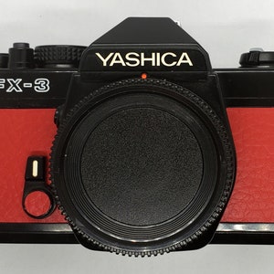 Peau de couverture en cuir de similicuir de remplacement pour les caméras de la série Yashica FX image 1