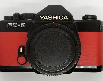 Peau de couverture en cuir de similicuir de remplacement pour les caméras de la série Yashica FX