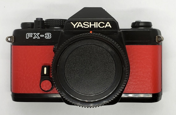 Yashica フィルムカメラ レザーケース付き ヤシカFXシリーズカメラ用交換用レザーレットレザーカバースキン