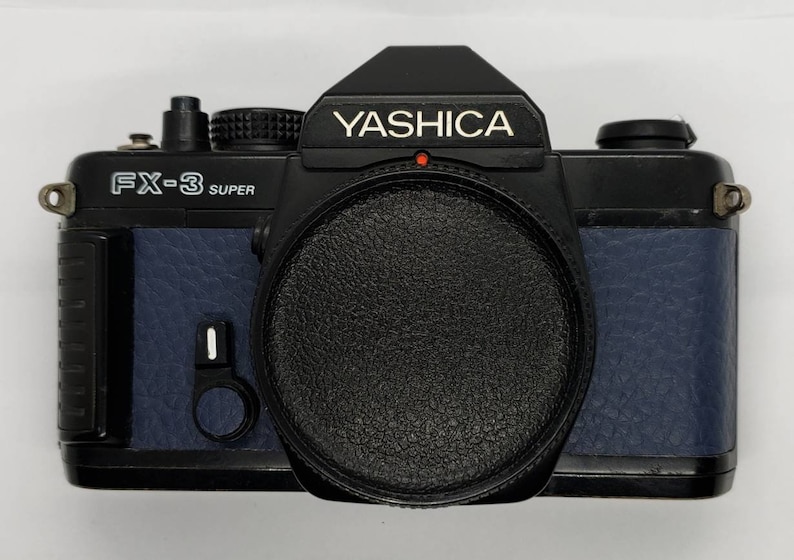 Peau de couverture en cuir de similicuir de remplacement pour les caméras de la série Yashica FX image 2