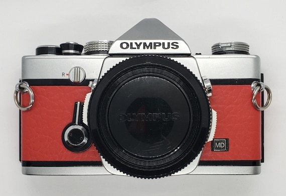 Replacement Leatherette Leather Cover Skin for Olympus OM-1, OM-2