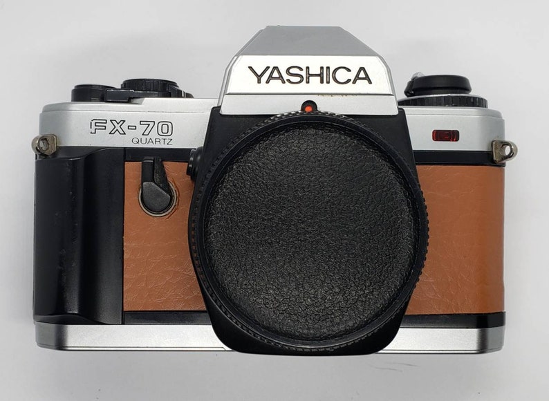 Peau de couverture en cuir de similicuir de remplacement pour les caméras de la série Yashica FX image 3