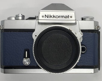 Peau de couverture en similicuir de remplacement pour appareils photo Nikon Nikkormat Nikkomat série FT