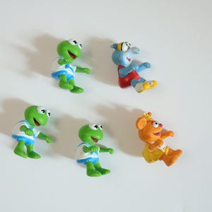 Vintage 90s McDonald&#39;s Muppet Babies Happy Meal Toy Mini Figures / Keychains Option is Available!