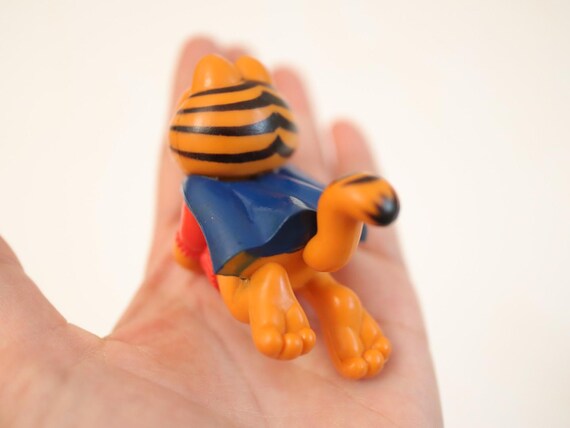 Vintage 80-90s Garfield PVC Figures Toy / Superman, Christmas / Keychains Option is Available! View 5