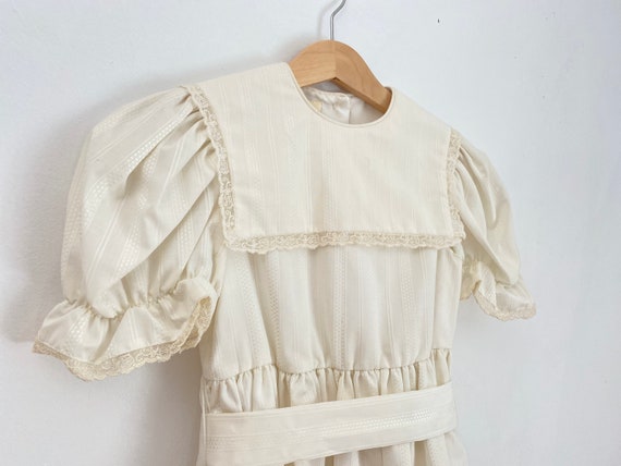 Vintage Laura Ashley Mother & Child kids white dr… - image 2