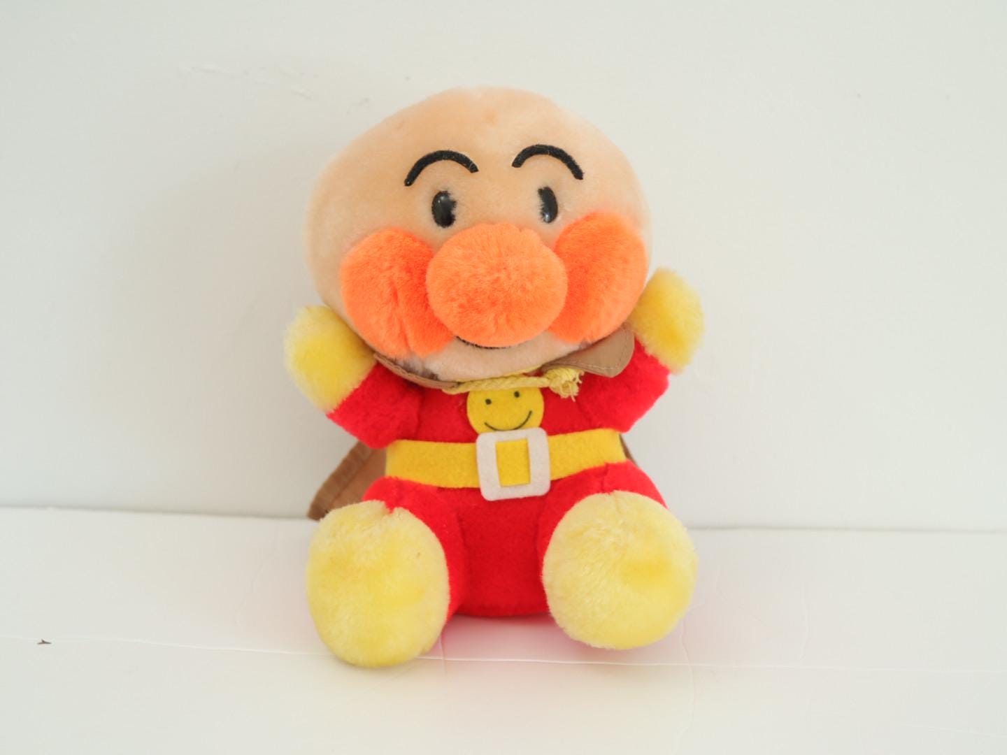 90年代ヴィンテージ アンパンマン お座りぬいぐるみ人形 / 昭和レトロ