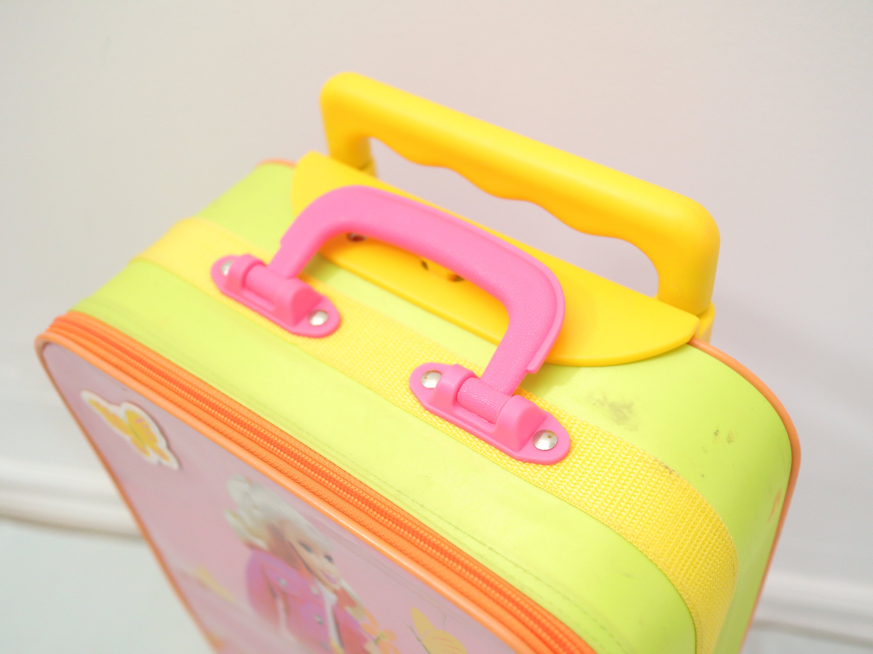 Vintage 90s Barbie Kids Pink Butterfly Rolling Suitcase Travel Bag Rolling Luggage Etsy Canada