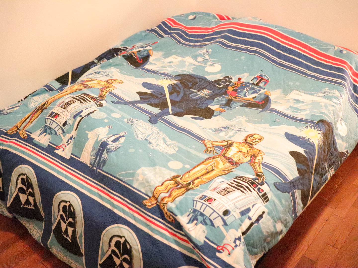 Vintage Star Wars Comforter Twin Vintage 1980 Star Wars 
