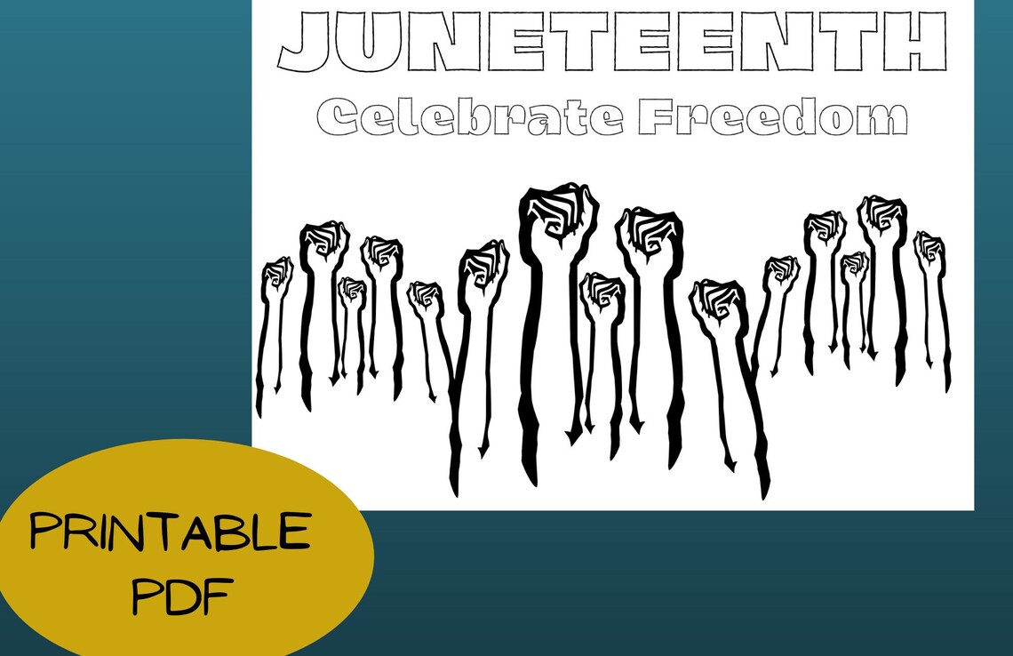 Printable Juneteenth Activity Pages - Etsy Canada