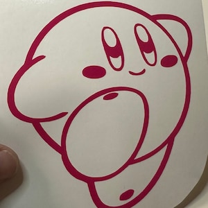Kirby Running - Vinyl Sticker/Decal