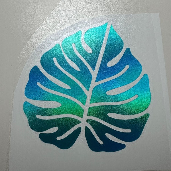 Monstera Leaf - Vinyl Sticker/Decal