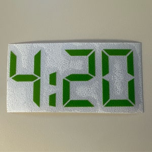 4:20 - Vinyl Sticker/Decal