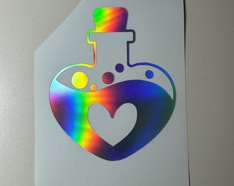 Heart Poison Bottle - Vinyl Sticker
