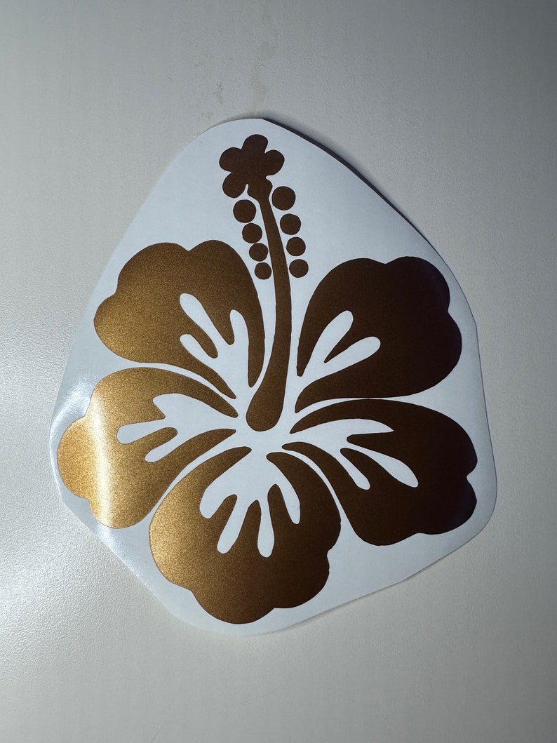 Hibiscus flower Vinyl Sticker/Decal image 8