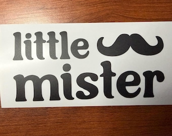 Little Mister - Vinyl Sticker/Decal