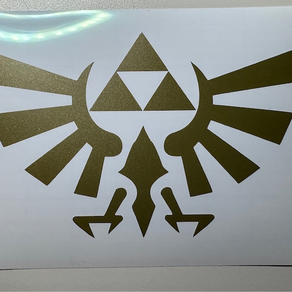 Hylian Crest - Zelda  - Vinyl Decal/Sticker
