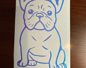 Frenchie Bulldog - Vinyl Sticker/Decal