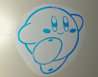 Kirby Running - Vinyl Sticker/Decal