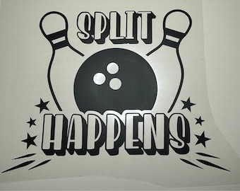 Split Happens - Vinyl Sticker/Decal