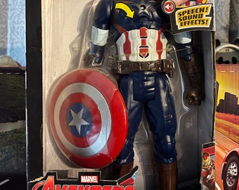 Avengers Age of Ultron Captain America new in box Titan hero tech figure sound talk