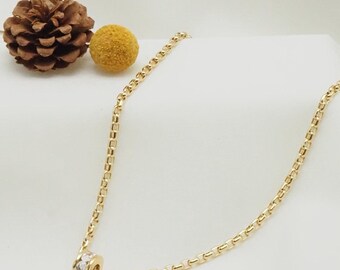 Gold necklace for him heavy chain gold for him gold chain for her 18k unisex chain valentine gift for him valentines gift for her gold chain