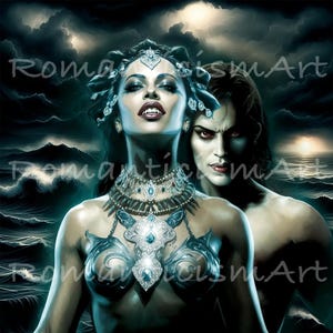 Reine vampire et Lestat, téléchargement numérique PNG