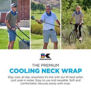 KOOLGATOR Premium Cooling Neck Wraps