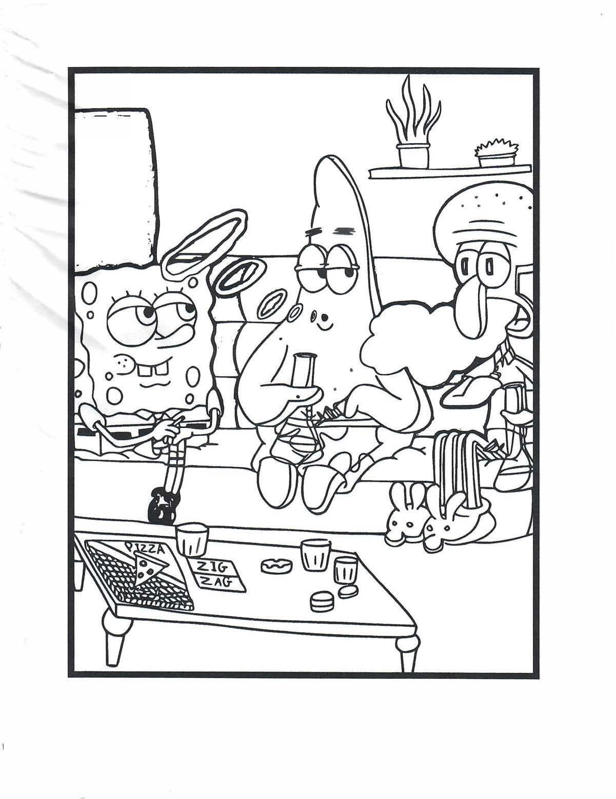 90s Cartoons Stoner Coloring Book Ideas Of Europedias