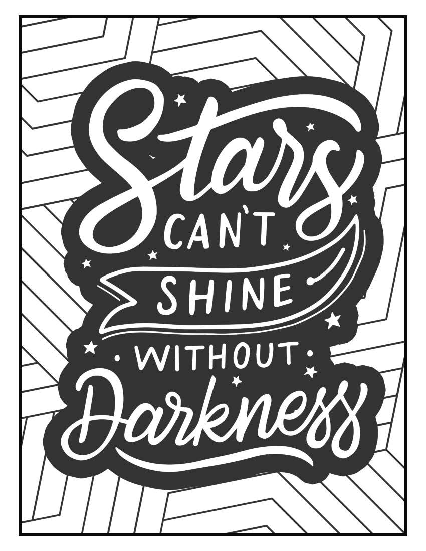 20 Motivational Coloring Pages - Etsy