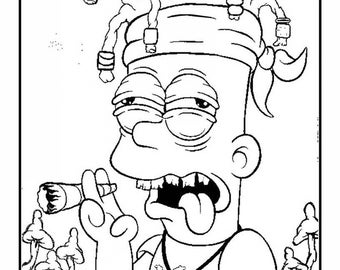 17 90's Animation Stoner Coloring Pages - Etsy 17 90's Animation Stoner Coloring Pages - Etsy