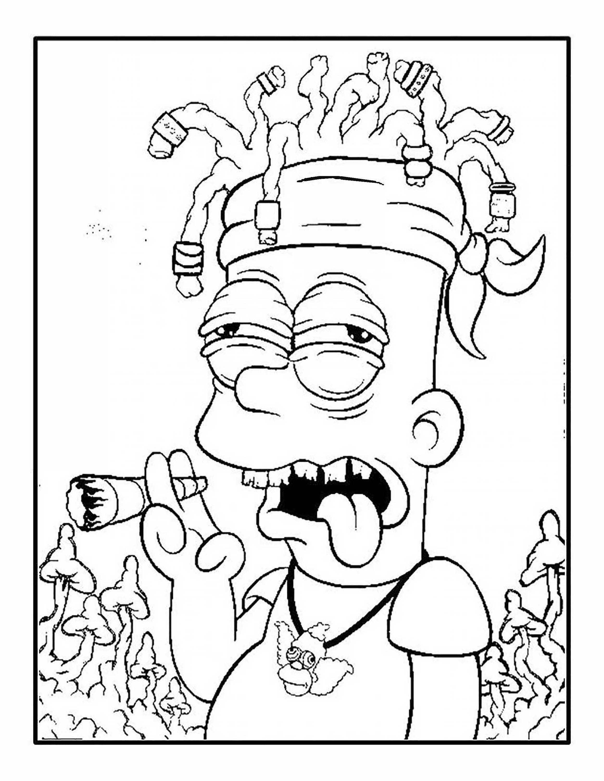 32 90's Animation Stoner Coloring Pages - Etsy