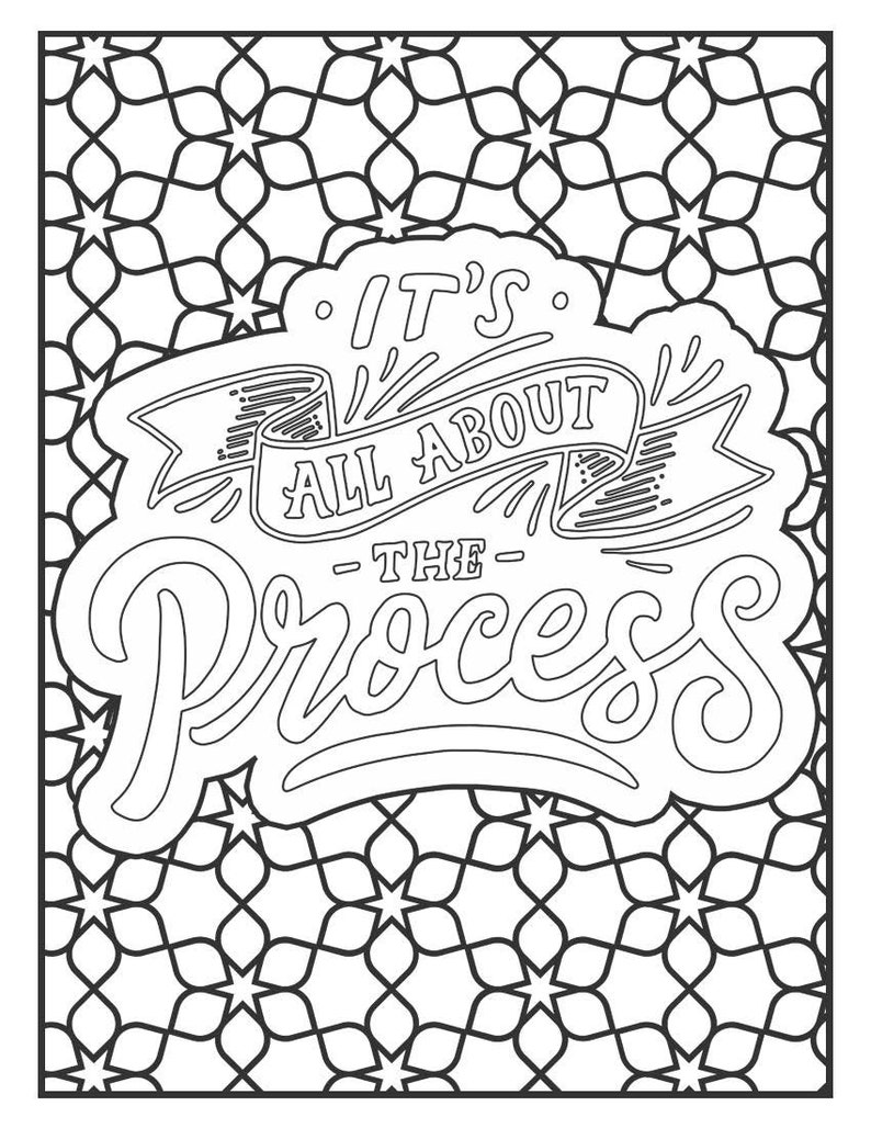 20 - Motivational Coloring Pages - Etsy