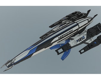 3D Printed Normandy SR2 from Mass Effect 3
