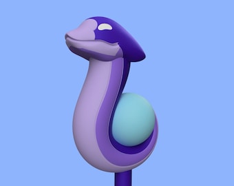 3D Printed String Bean Staff Topper