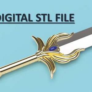 She-ra Cosplay SWORD One STL 3D Print File